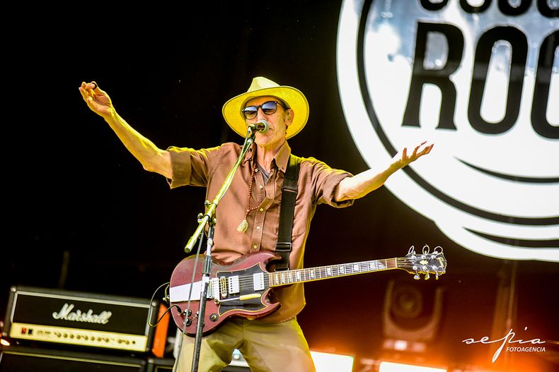 Skay Beilinson, uno de los históricos del Cosquín Rock.
