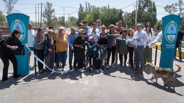 La apertura del nuevo puente que une Godoy Cruz con la Ciudad de Mendoza.