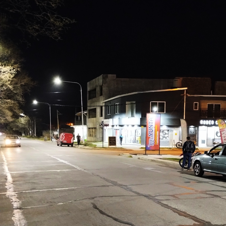Nuevas luminarias led en San Rafael.