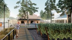 Así será la Plaza del Vino: un video muestra lo que se viene